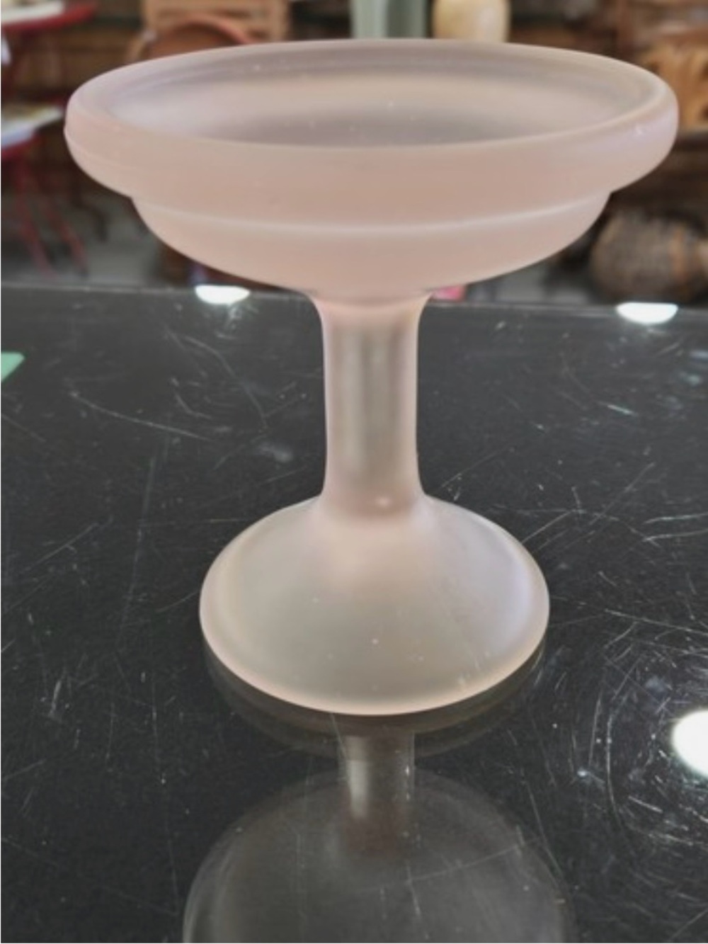 Vintage Pink Fairy Lamp Frosted Base Only